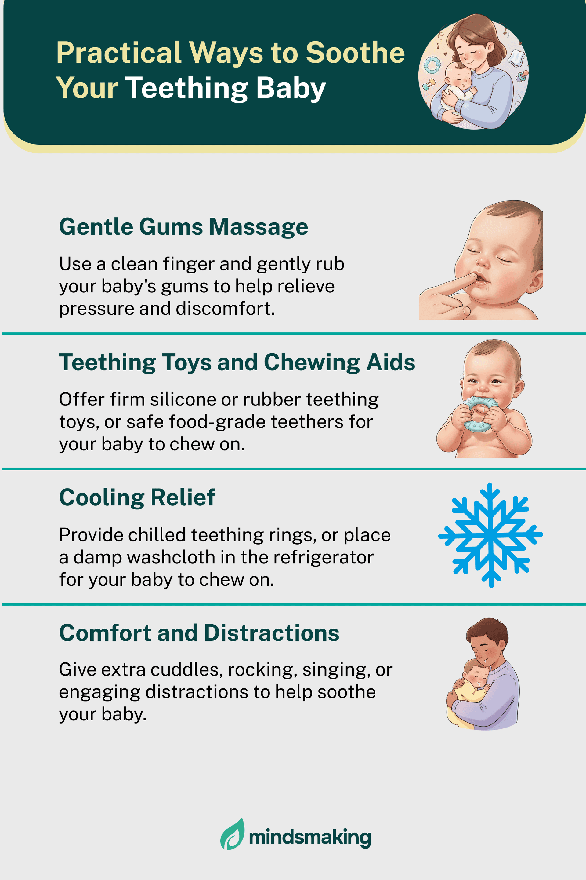 Practical Ways to Soothe Your Teething Baby