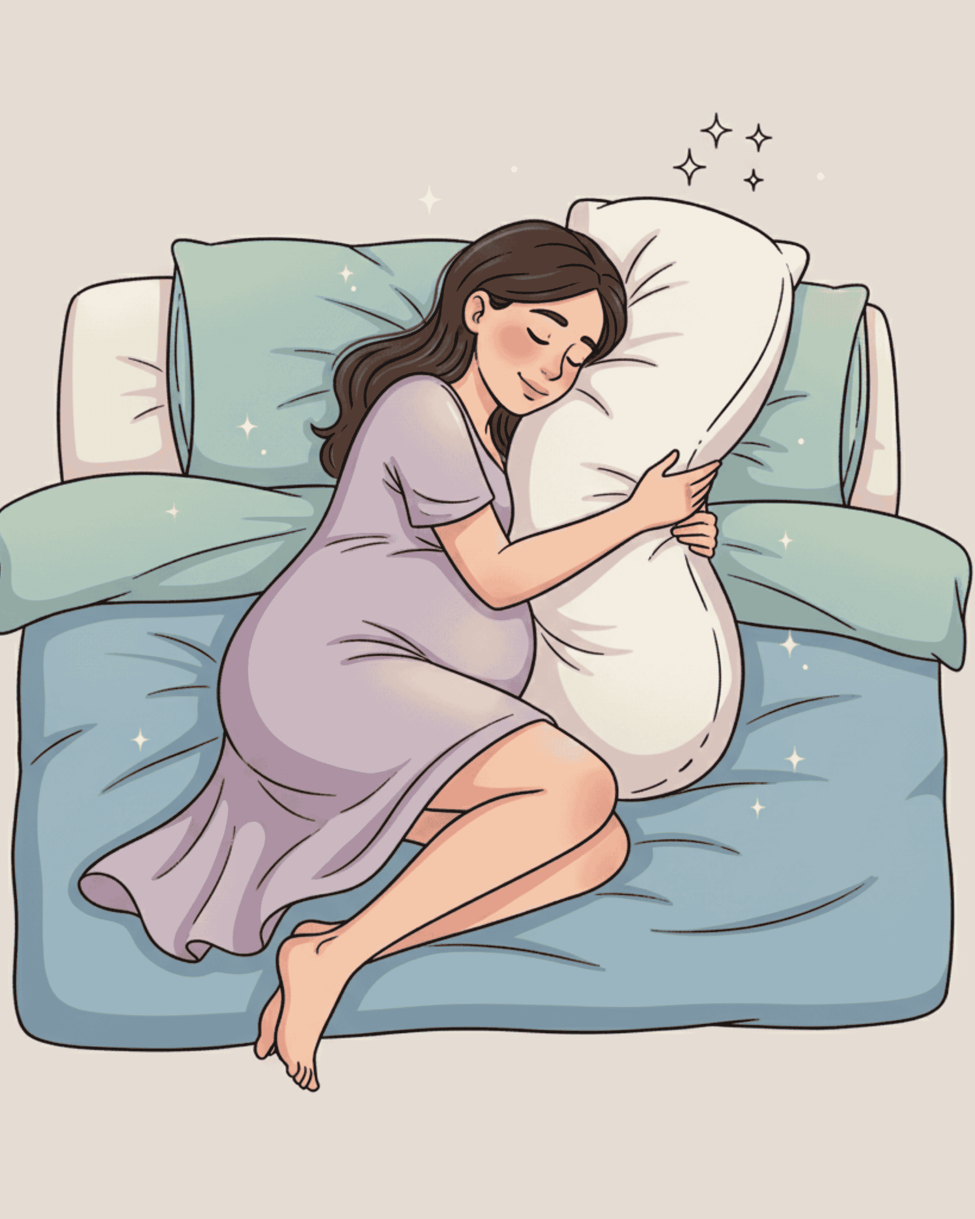 Left Side (SOS – Sleep On Side)