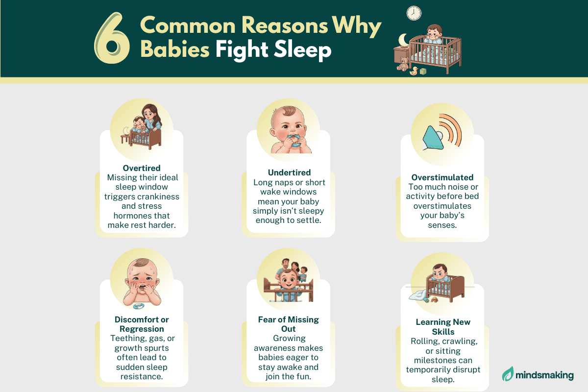 6 Common Reasons Why Babies Fight Sleep and How to Help