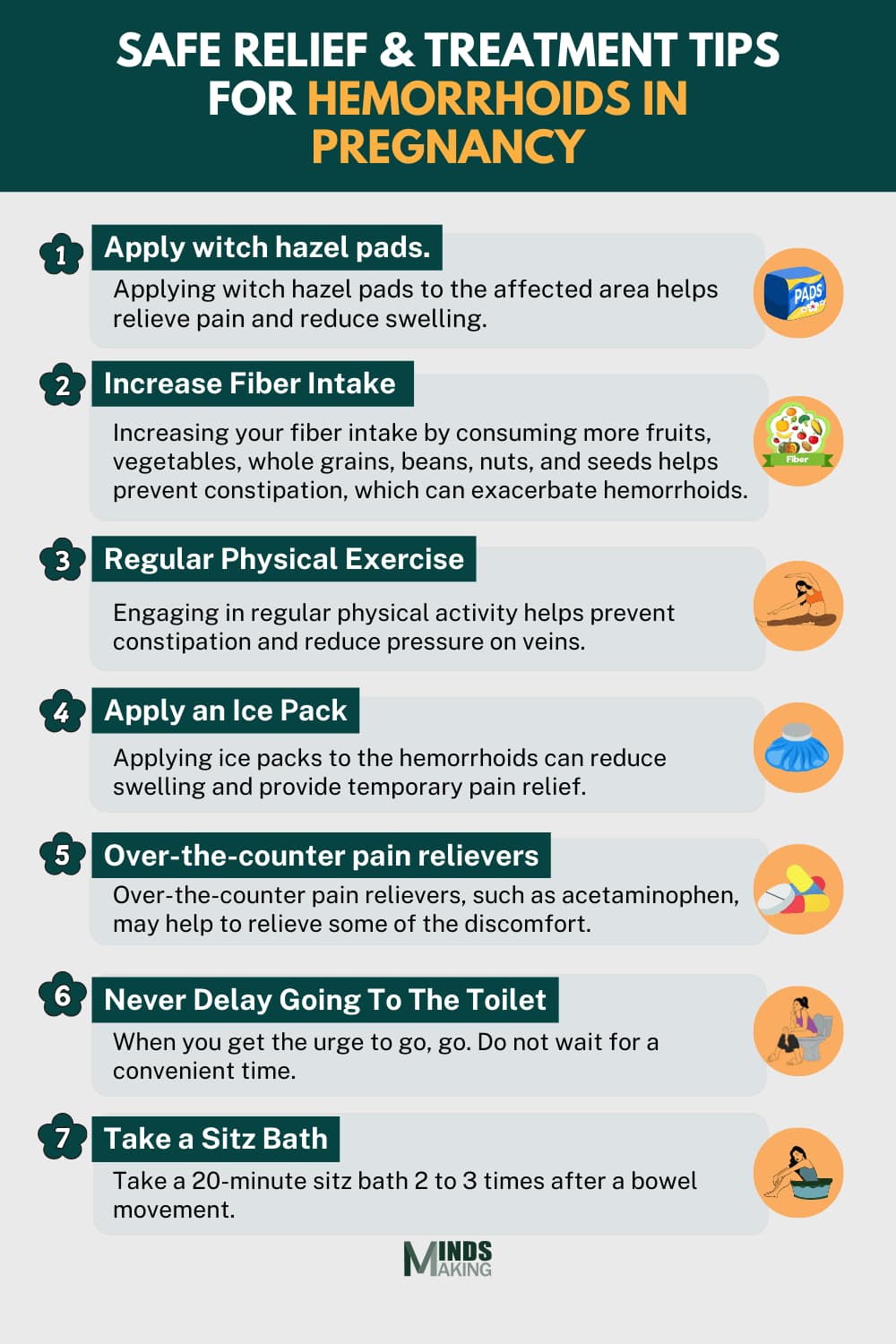 Safe relief for hemorrhoids during pregnancy