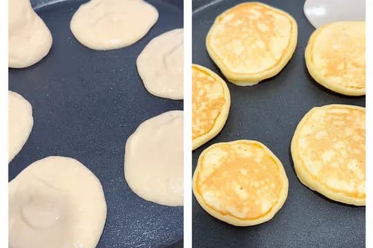 Cooking of the pancake