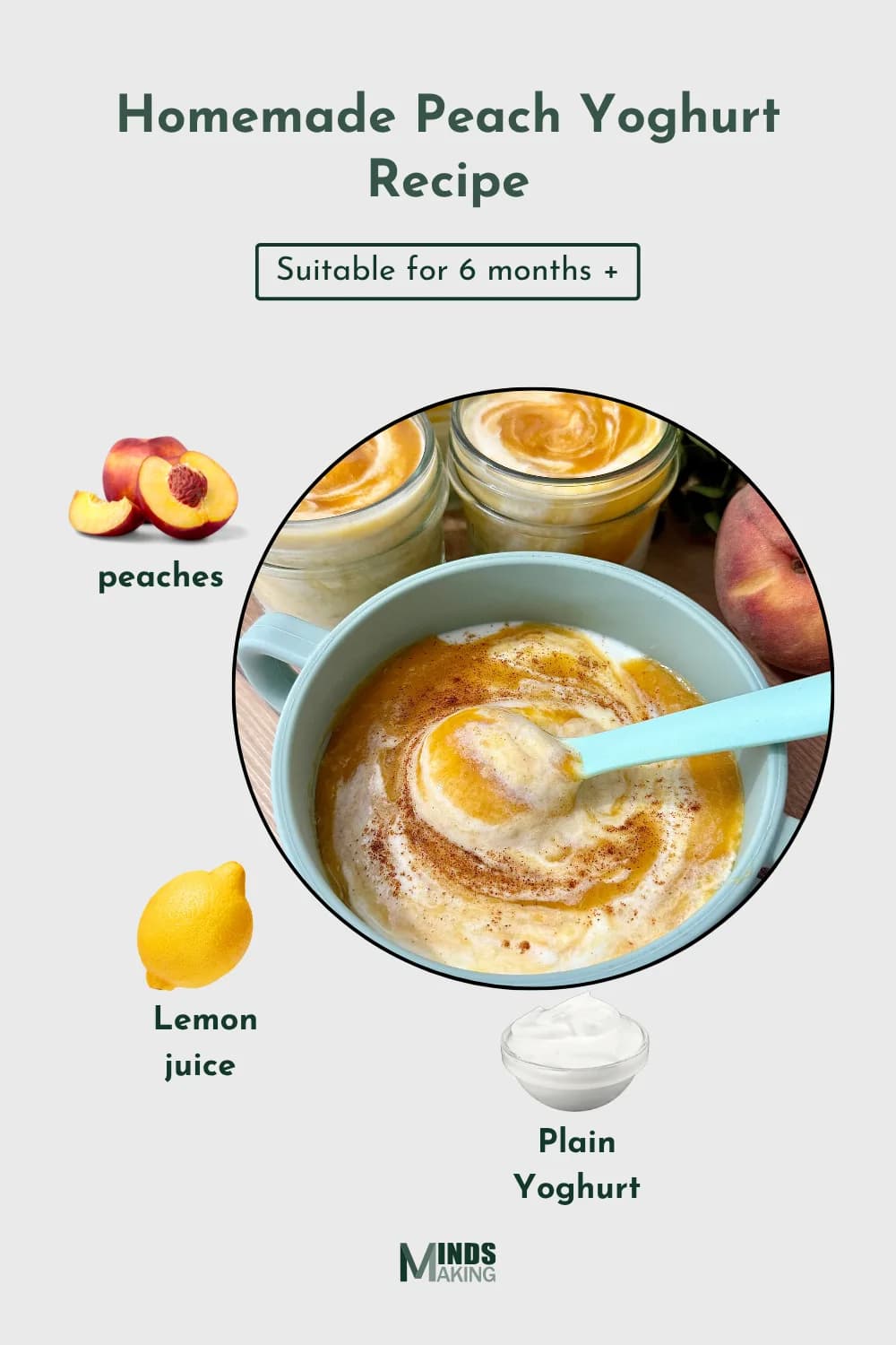 Homemade Peach Yoghurt Recipe