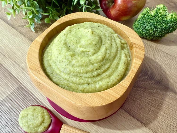 Apple Broccoli Puree