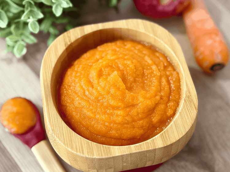 Apple Carrot Purée (Homemade Baby Food)
