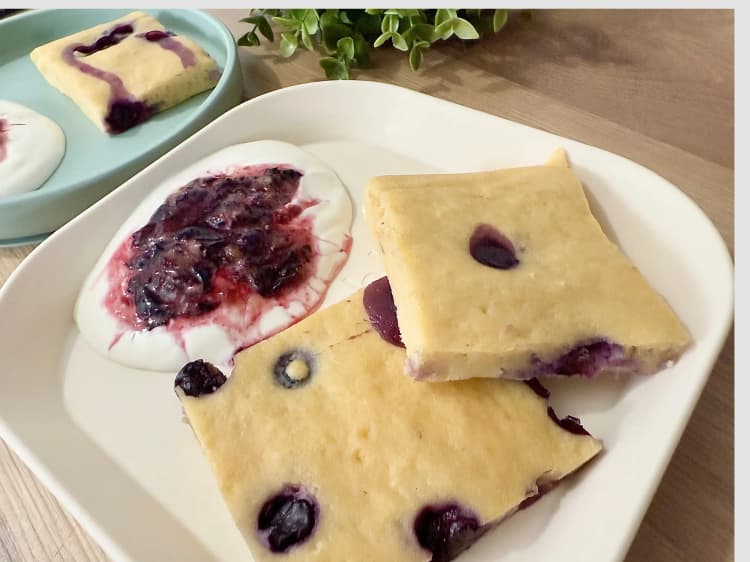 Blueberry Sheet-Pan Pancakes