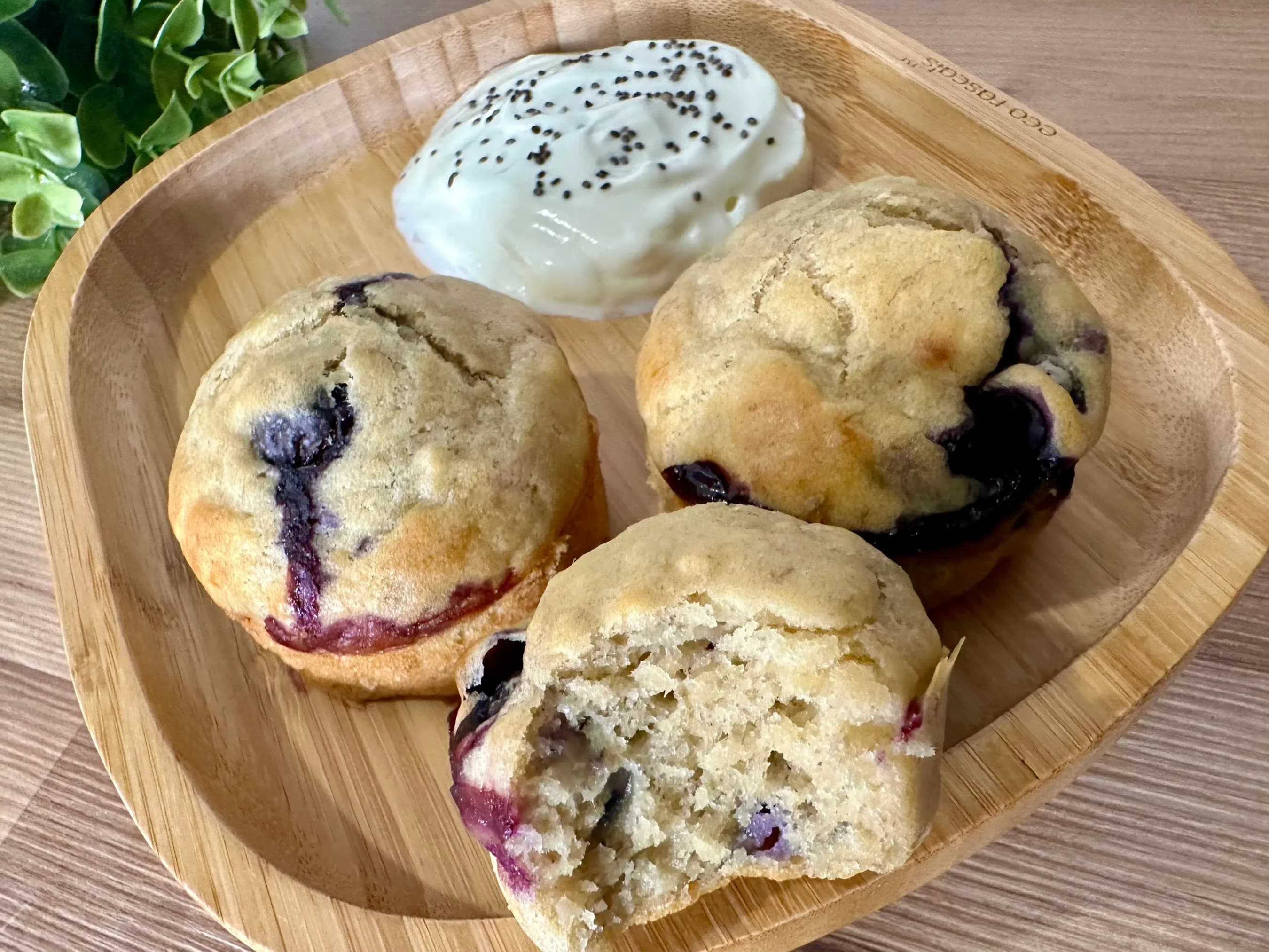 blueberry banana muffins