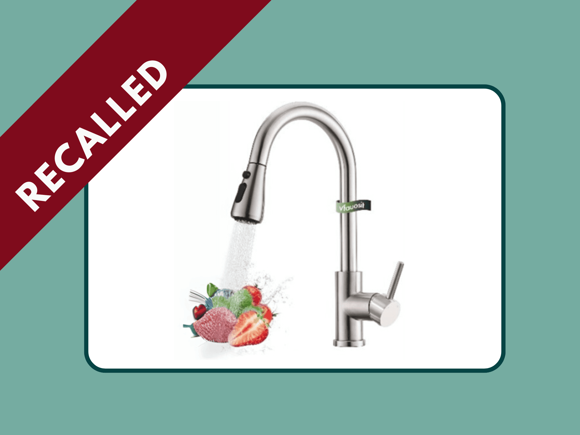 VFAUOSIT Kitchen Faucet Recall