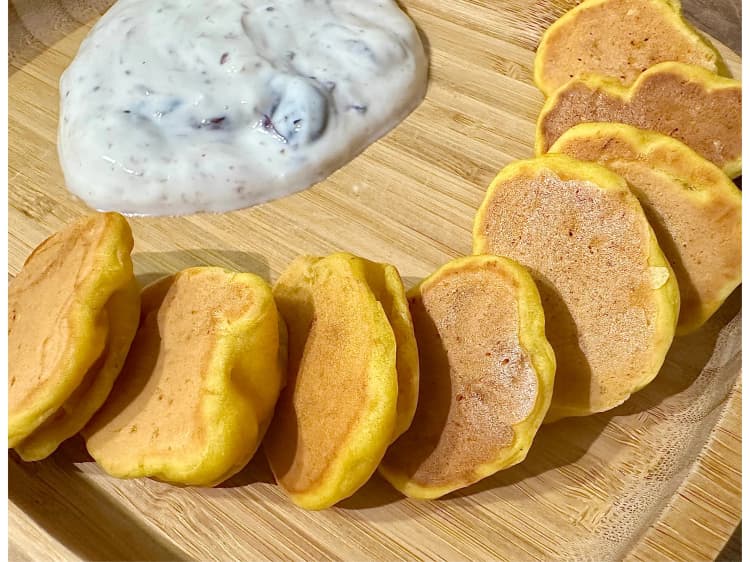 Mini Pumpkin Banana Pancakes