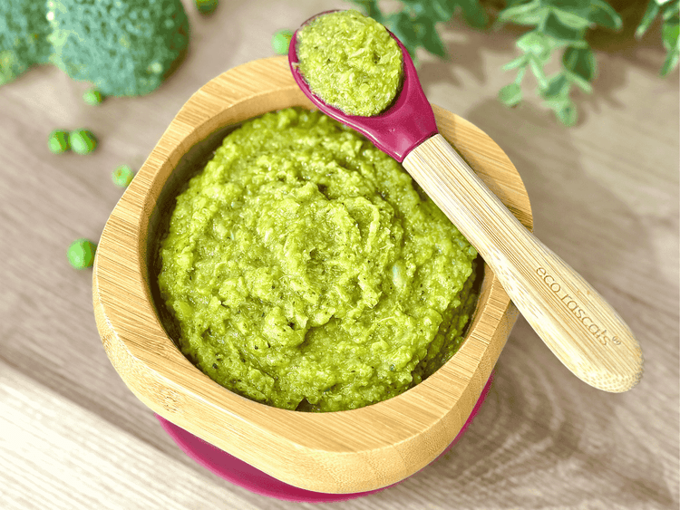 Broccoli & Pea Curry Purée