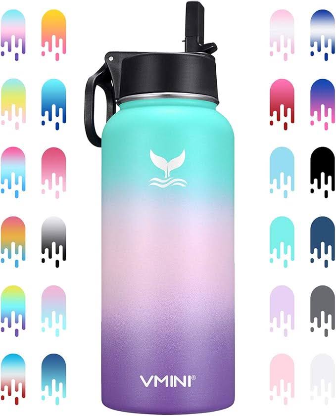 Best stainless steel water bottle with straw